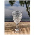 thumbnail image 5 of Acrylic Diamond Cut Wine Glass - Clear 12 oz. Set of 4, 5 of 5