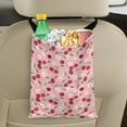 thumbnail image 5 of Yuyamidu Cherry Car Trash Bag for Auto, Office, Home Daisy Car Garbage Bags Hanging Trash Bags Accessories Pink Storage Packages Pouch for Van Truck Sedan, 5 of 7
