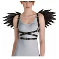 thumbnail image 3 of Dark Angel Wings Harness - Printed Details - Costume Accessory - Adult Teen, 3 of 4