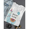 thumbnail image 3 of Party Llama T-Shirt Women -SPIdeals Designs, Female Small, 3 of 4