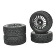 thumbnail image 1 of RC Rubber Car Tires Wheel Rims Hub for 1:10 1:16 Scale HPI Scx10 Truck, 1 of 8