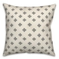 thumbnail image 2 of Creative Products Swiss Cross Gray 16 x 16 Indoor / Outdoor Pillow, 2 of 3