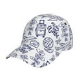 thumbnail image 1 of Fotbe World Travel2 Gorro Clásico de Béisbol, Gorra Ajustable con Broche Snapback, Gorro de Exterior de Algodón Suave, 1 of 6