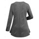 thumbnail image 2 of Camiseta de Talla Grande de Encaje de Ganchillo Irregular Rosegal  Mangas largas de talla grande, 2 of 5