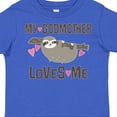 thumbnail image 4 of Inktastic My Godmother Loves Me Girls Sloth Girls Toddler T-Shirt, 4 of 5