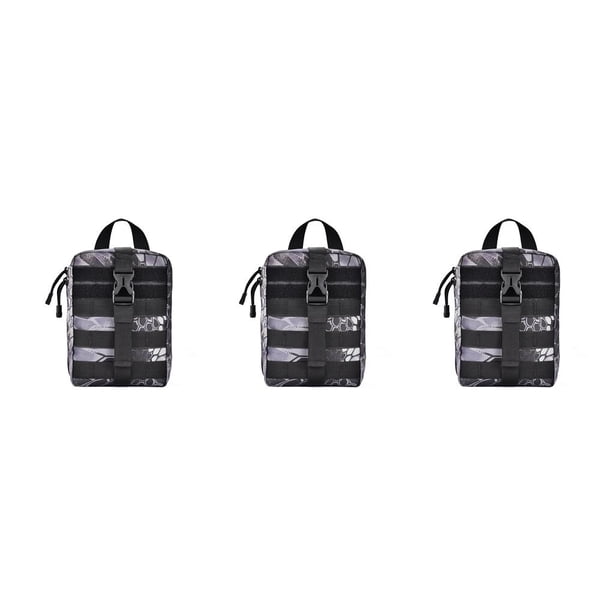 Soidarity Bolsa de almacenamiento al aire libre Camping Senderismo Accesorios de supervivencia Riñonera Pesca Montañismo Bolsillo Oxford Paquete de No.04 3piezas Soidarity CBP186368