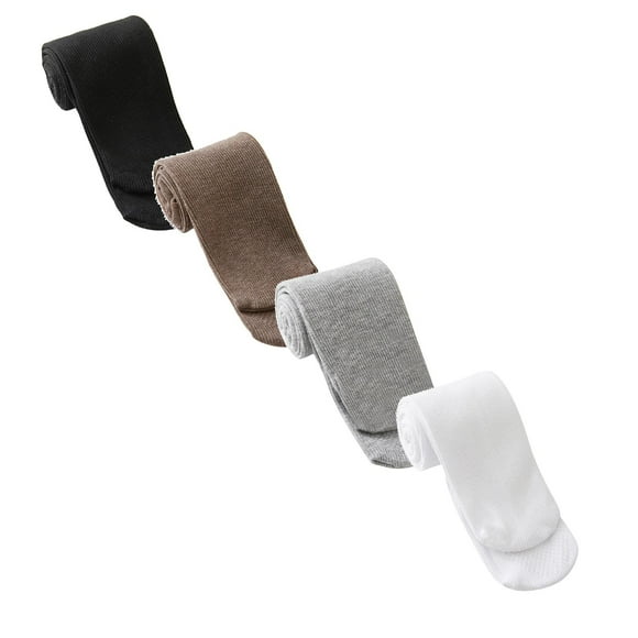 WEAIXIMIUNG Kids Child Knitted Soccer Socks Knee High Tube Socks Toddler Girls Uniforms Socks Cotton Cute Sport Stocking for Boys Girls pack 4