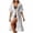 White, variant on Women's Swimwear Cover Ups Chiffon Short Sleeve Swimsuit Cardigan Cover up Long Flowy Beachwear Open Front Dresses