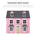 thumbnail image 5 of TAILTOSS 1Pack Miniature Doors for Crafts for Diy Decoration 7.3X3.9X0.7In, 5 of 5