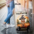 thumbnail image 3 of Happy Halloween Abyssinian Witches Hat Pumpkin Carving Travel Luggage Cover Cat Lover Kitten Owner Gifts Suitcase Dust Protective Decor - 02019, 3 of 5