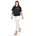 thumbnail image 2 of Blusa con detalle de bolsillo Roman Fashion /Tallas Extras, 5111 (Negro) negro 42, 2 of 6