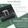 thumbnail image 5 of 28" Lightweight Expandable Luggage, Hardshell Luggage with TSA Lock, Hardside Suitcase with Spinner Wheels and Metal Corner Protectors, Green, 5 of 9