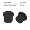 thumbnail image 3 of Uxcell High Temp Silicone Plug Solid Silicon Stopper 12.5mm Black, 3 of 7