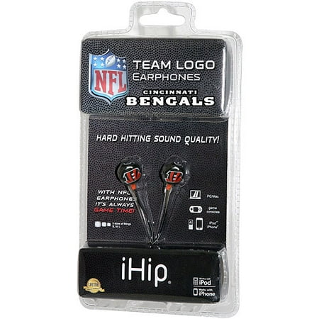 iHip NFL Mini Earbuds, Cincinnati Bengals