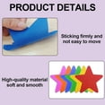 thumbnail image 3 of Stickers -24pcs Star Carpet Markings -6 Colors, 3 of 7