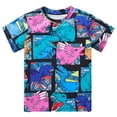 thumbnail image 1 of XASZHN Children's Cartoon Dinosaur Short Sleeved T Shirt Tees Blue 7 Years, 1 of 9