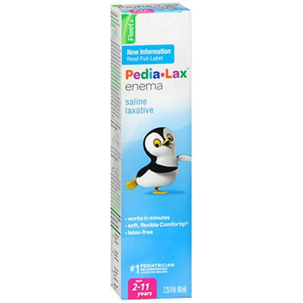 Fleet PediaLax Enema For Children For Ages 2 To 11 Years 2.25 Oz