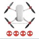 thumbnail image 4 of Sidaley Cubiertas de Motor de Dron, Protector de cuadricóptero, a prueba de polvo, a prueba de humedad, tapas a prueba de colisiones, reemplazo para Accesorios para aéreos Rojo, 4 of 6