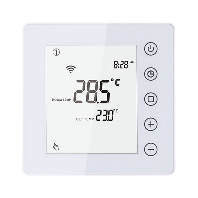 Amdohai 16A Electric Heating Thermostat SmartLife APP Control WiFi Heating Room Thermostat LCD Touchscreen Digital