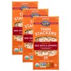 (3 pack) (3 Pack) Lundberg Organic Thin Stackers Rice Cakes, Red Rice & Quinoa, 5.9 oz