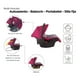 thumbnail image 2 of Carriola D'Bebé Star Baby Rosa Palido D'Bebé Mango Reversible Portabebé Multifuncional, 2 of 6