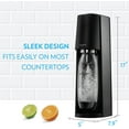 thumbnail image 5 of SodaStream Terra Sparkling Water Maker (Black) with CO2, DWS Bottle and Bubly Drop Sparkling Water Maker + Drop Black, 5 of 8