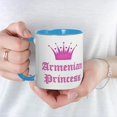 thumbnail image 3 of CafePress - Armenian Princess Mug - 11 oz Ceramic Mug - Novelty Coffee Tea Cup, 3 of 3