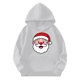 thumbnail image 3 of Sudadera con capucha para niñas y niños, sudadera de manga larga con cuello redondo y estampado de moda, jersey con bolsillo, sudadera de poliéster para niñas, 3 of 8