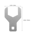 thumbnail image 2 of COMPUKAS Tendeur de Courroie Poulie de Retrait Clé de Courroie pour Outil de Réparation Automobile Design Ergonomique Argent 1Pcs, 2 of 8