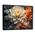 thumbnail image 2 of Designart "White Peach modern Still Lifes" Abstract Still Lifes Floater Framed Wall Art Print, 2 of 7