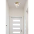 thumbnail image 2 of Elegant Lighting Ella Support Affleurant 12 Pouces en Laiton, 2 of 4