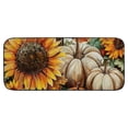thumbnail image 2 of FANNA Pumpkin Sunflowers Cross Doorstep Square Floor Mat Non-Slip Durable Household Doormat Pet Mat Rug Halloween Decor for Home Entrance 19.68*47.24 in, 2 of 6