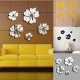 thumbnail image 4 of DIY Acrylic Wall StiforCKer 3d Mirror Art Flower Removable Wall Decoration, 4 of 7