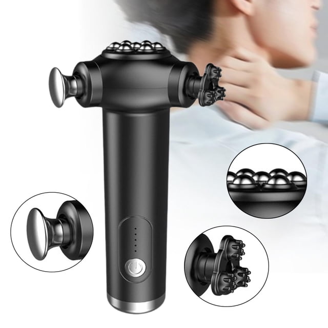 BELOVING Electric Massager Gift Electric Deep Tissue Back Massager for Neck Body Black