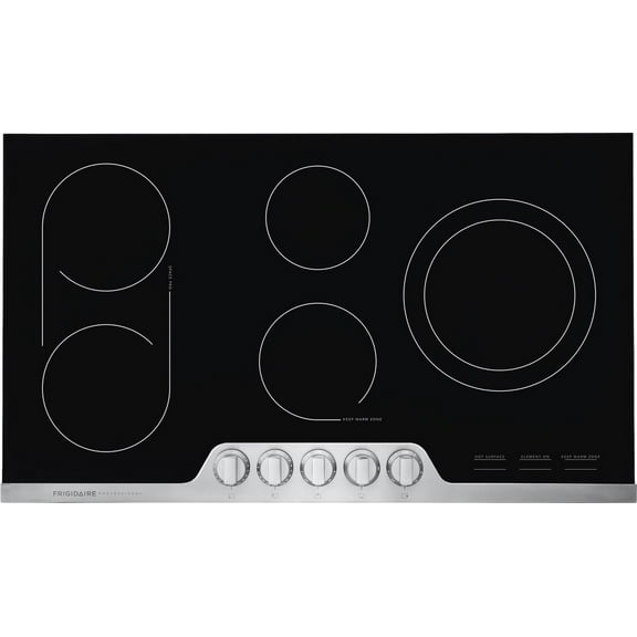 Frigidaire Fpec3677r Professional 36" Wide Built-In Electric Cooktop - Stainless Steel