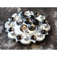 thumbnail image 2 of 2 Hilason Western Berry Conchos Glass Rhinestones Bling 1.5" Tack cowgirl, 2 of 4
