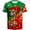 Vert, variante sur T-shirts pour Hommes de Noël à Manches Courtes, Col Ras du Cou, T-Shirt Idéal pour les Tenues Décontractées et les Rassemblements Festifs