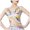 A-Blue318, variant on Women's Sequined Bras Push Up Strappy Back Bra Backless Support Stylish Belly Dance Stage Party Performance Bras