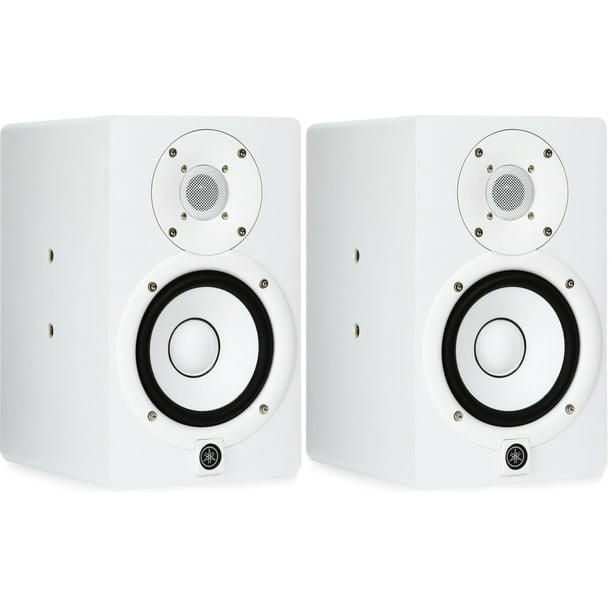Monitor de estudio YAMAHA HS5I blanco (paquete de 2) con puntos de montaje