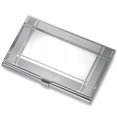 thumbnail image 1 of Deco Trimmed Silver Card Case, 1 of 1