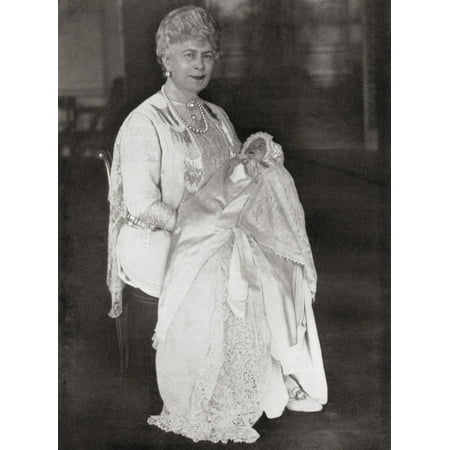 Mary Teck Holding Her Grandaughter Princess Elizabeth Future Queen Elizabeth Ii May 1926 Mary Teck 1867 1953 Queen United Kingdom British Dominions Empress India Wife King