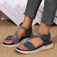 thumbnail image 2 of Dakaela Women's Walking Sandals Strappy Summer Hiking Sport Shoes Athletic Workout Gym Slip on Sneakers with Arch Support Size 7.5, 2 of 7