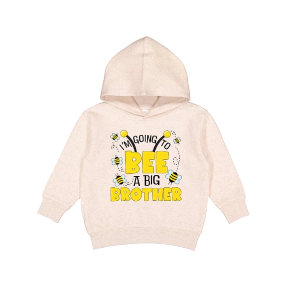 Inktastic I'm Going to Bee a Big Brother Toddler Hoodie