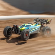 Arrma 1/8 Typhon 4x4 223s Blx Brushless Buggy Rtr With Dsc Blue/yellow Ara4306v4t4