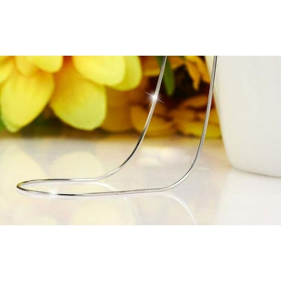 Riforla Fashion Hot Mens Womens Sell Silver Jewelry Snake Chain Necklace 30inch Womens Jewelry Silver