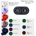 ILJNDTGBE Upgraded Heated Scarf with Massage Function USB Heat Shawl