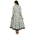 thumbnail image 5 of Bimba Women A-Line Anarkali Kurti Long With Pockets Designer Blouse, 5 of 7