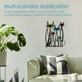 thumbnail image 4 of 2Pcs Cat Wall Art Decor Minimalist Design Iron Geometric Cat Wall Hanging Decoration for Living Room Bedroom Nursery Included Screw, 4 of 11