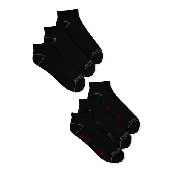 Reebok Men's Socks, Pro Series Lightweight Ankle Socks, 6-Pack