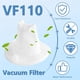 thumbnail image 4 of Paquete de 4 filtros de repuesto compatibles con Black & Decker Power Tools VF110 Dustbuster aspiradora inalámbrica CHV1410L CHV9610 CHV1210 CHV1510 Part, 4 of 5